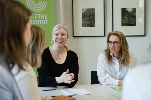 Anaϊs Boelicke und Klára Bezděková | Foto: Věra Břečková, Goethe-Institut Česká republika